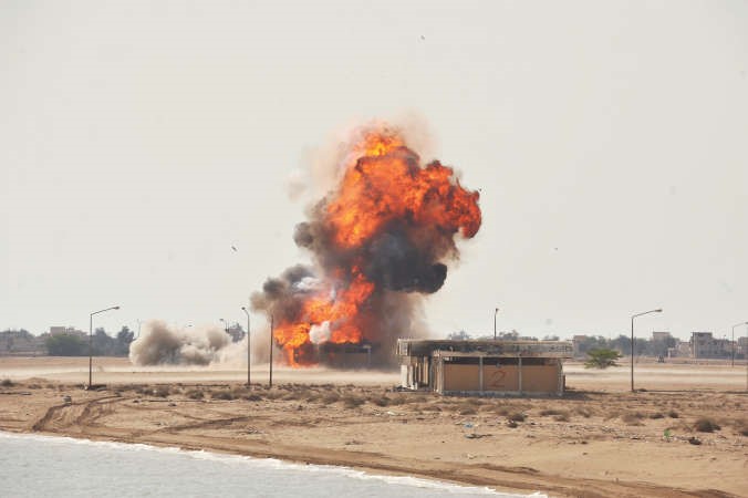 ضربة جوية من طائرات اف 18قاسم باشا﻿