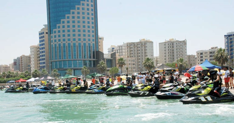 منافسات اول بطولة عالمية للدراجات المائية في الكويت تنطلق اليوم﻿