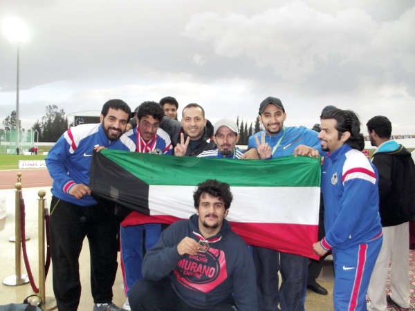 نادي الصم خلال التتويج ﻿