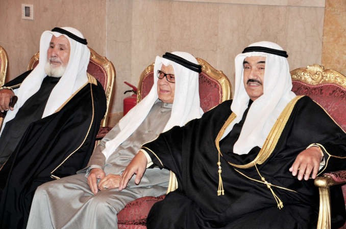 سمو الشيخ ناصر المحمد وفهد المعجل وفايز الدبوس				هاني عبدالله﻿
