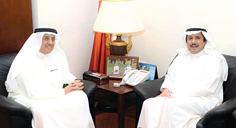 السفير الشيخ عزام الصباح ونبيل الحمر