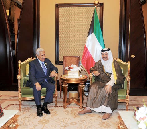 المبارك استقبل رئيس الوزراء الأردني ونائب رئيس الوزراء الأذربيجاني
