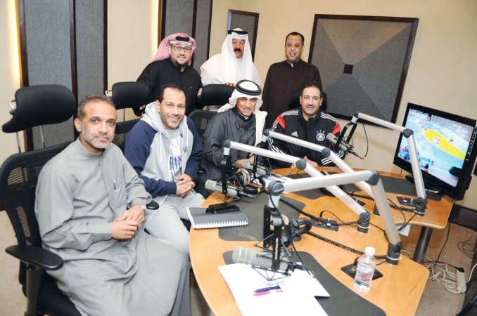 الزميل جابر نصار في برنامج سابق﻿