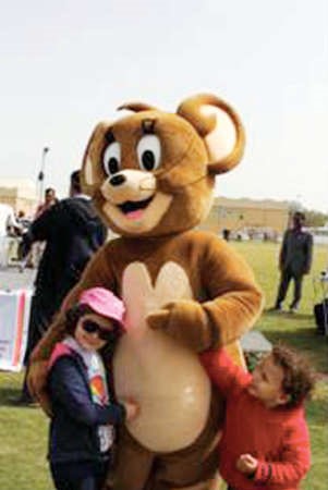 مشاركة الشخصيات الكرتونية