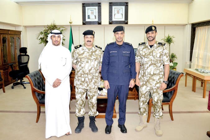 خالد الوقيت وبدر المطوع مع خالد فلاح المطيري ومحمد الجباري