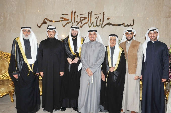 فهد الثنيان وعبدالله البغلي وابراهيم القبندي وعبدالله العجمي يباركون