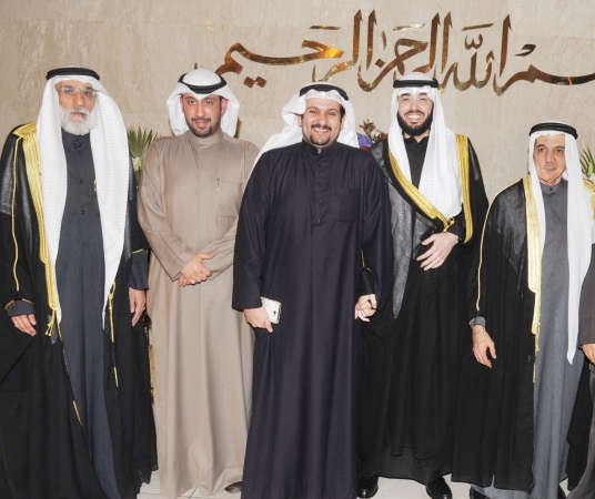 نواف العمر وعبدالله الهويدي يباركان