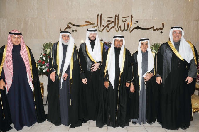 الشيخ حمد السالم والشيخ علي الجابر والشيخ سالم الحمد يباركون