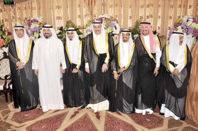 عدوان الطوالة والشيخ فيصل المالك والشيخ طلال الفهد يباركون﻿