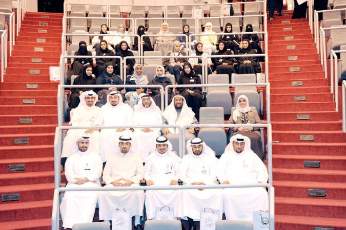 دابراهيم الصالح خلال لقائه الموظفين الجدد﻿