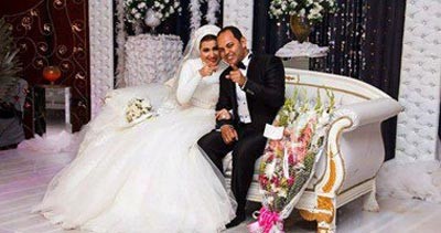 بالصور.. السيسي يلبي دعوة صحافي لحضور حفل زفافه