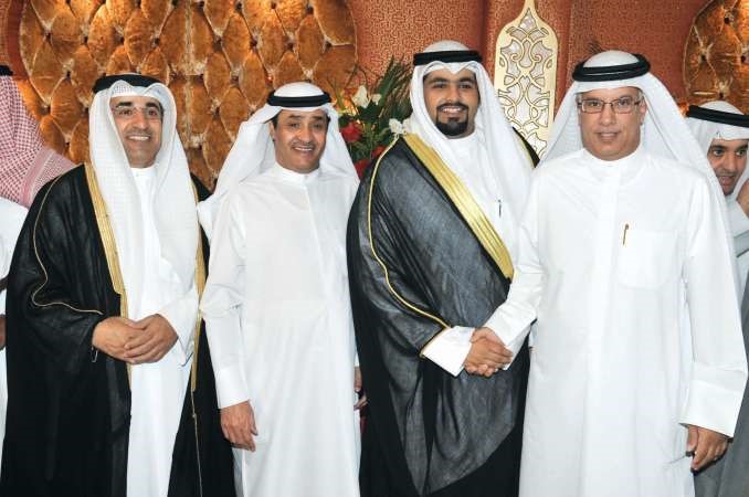 مبارك الحريص وعبدالهادي الفجي يباركان