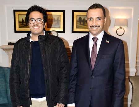 الغانم مع محمد الزايد﻿