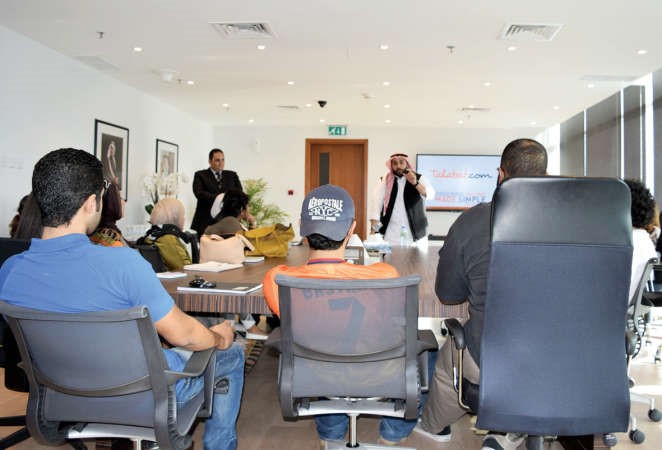 الطلاب اثناء الزيارة﻿