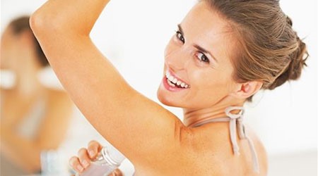 مزيل العرق المحتوي على الألومنيوم يهددك بالسرطان