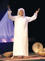 الفنان القدير جاسم النبهان في مسرحية الموسيقار شبيثي﻿