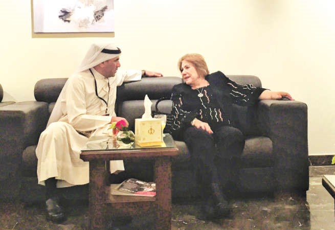 سيدة المسرح العربي في حديثها لـ الانباء﻿
