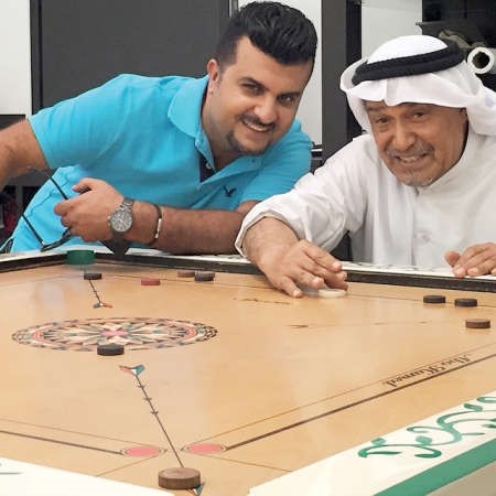 مشاري البلام مع الفنان القدير جاسم النبهان في كواليس فال مناير 