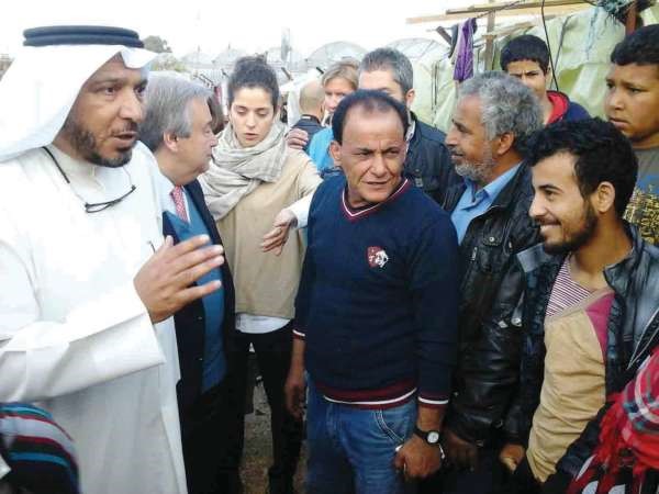 د عبدالله المعتوق متفقدا اوضاع النازحين السوريين جنوب لبنان﻿
