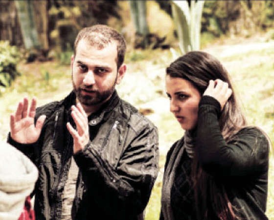 شادي شاهين اثناء تصوير الفيلم