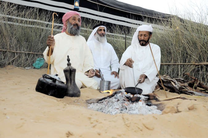 ركن القهوة الاماراتية