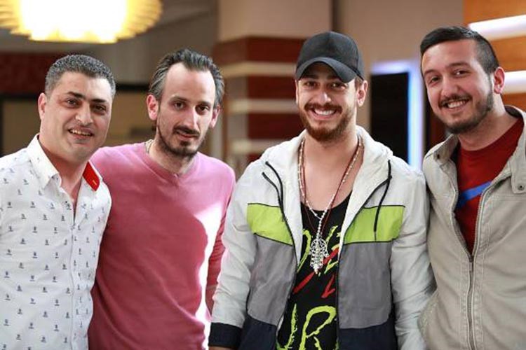 بالصور.. الفنان المغربي سعد المجرد في رام الله 