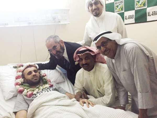 طارق العلي مع جمال اللهو والاردني زهير النوباني والمذيع احمد ماتقي