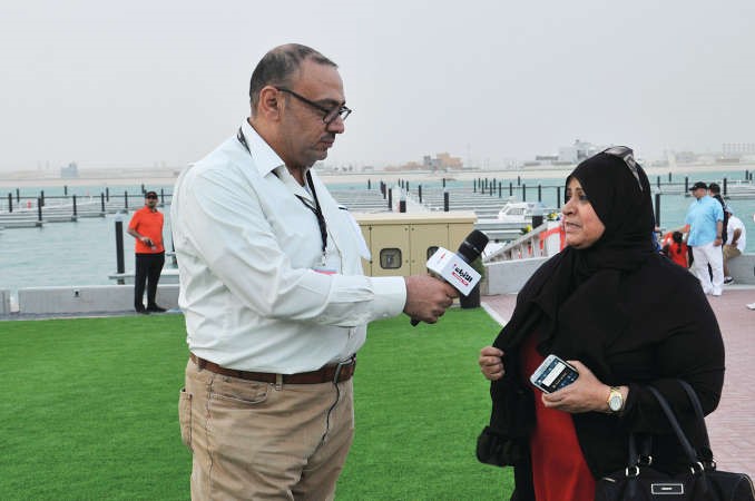 ام عبدالعزيز متحدثة للزميل اسامة دياب
﻿