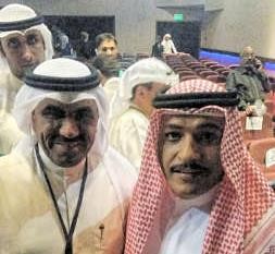ولد الديرة مع الزميل مفرح الشمري