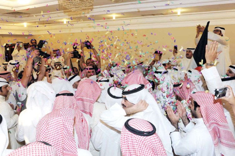 ابتهاج بالافراج عن البراك