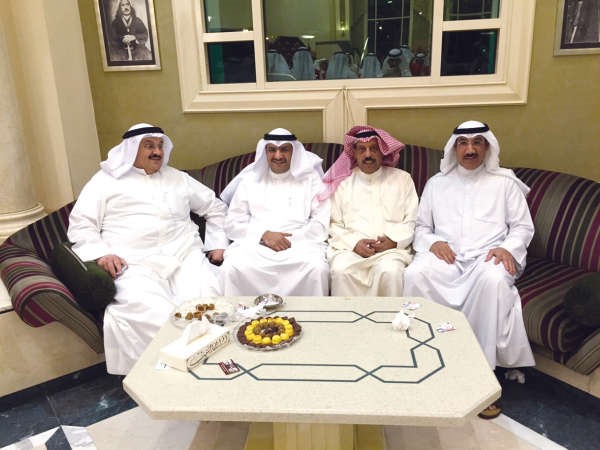 اللواء انور الياسين والزميل جاسم التنيب وفارس الفارس ووليد الجاسم