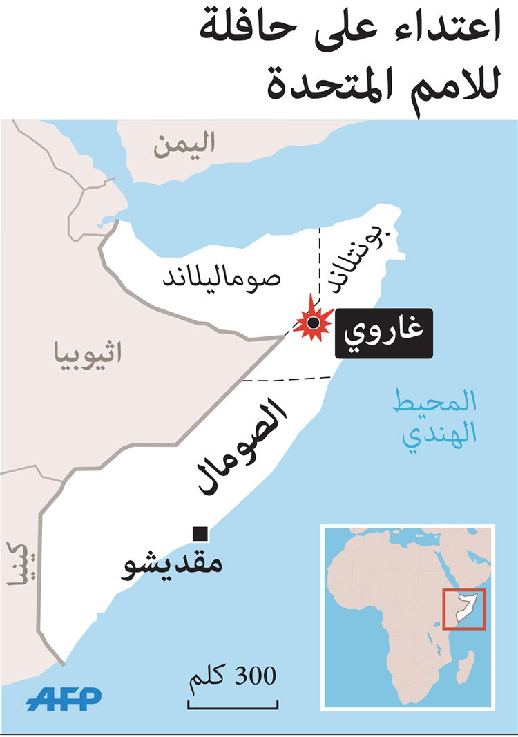 «الشباب» تتبنى هجوماً على حافلة للأمم المتحدة في الصومال