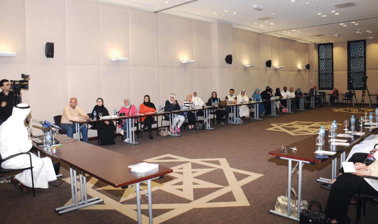 احدى ورش العمل المصاحبة للمؤتمر الوطني الاول للقراءة الق بصرك ﻿