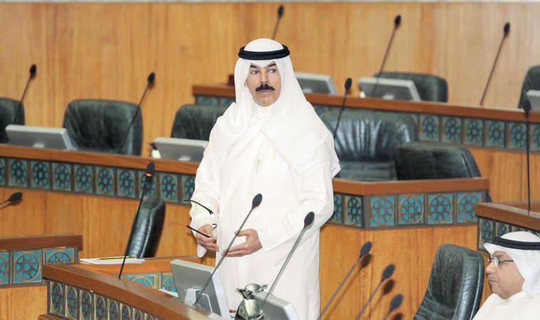 الشيخ محمد الخالد متحدثا
