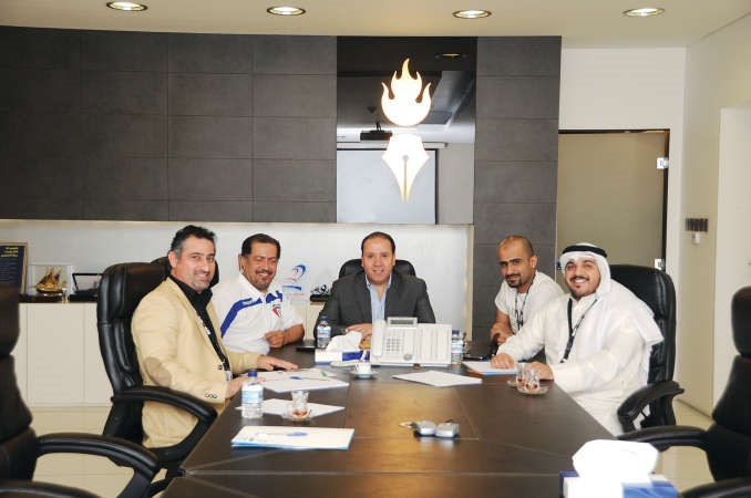 مدرب الازرق نبيل معلول في ضيافة الانباء فريال حماد
