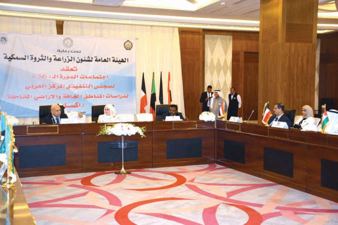 نبيلة الخليل اثناء الاجتماع﻿