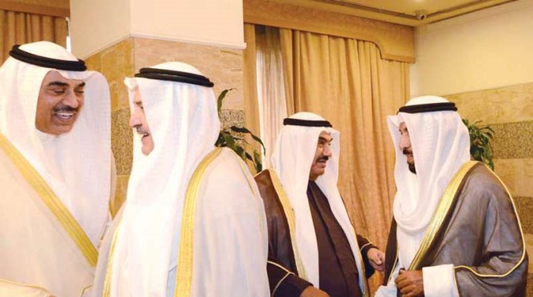  سمو الشيخ ناصر المحمد مرحبا بالشيخ علي الجابر