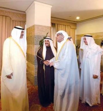 سمو الشيخ ناصر المحمد مرحبا بالسفير خالد الدويسان 