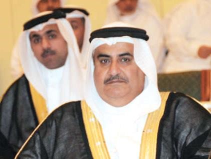 صورة ارشيفية لوزير الخارجية البحريني الشيخ خالد بن احمد ال خليفة