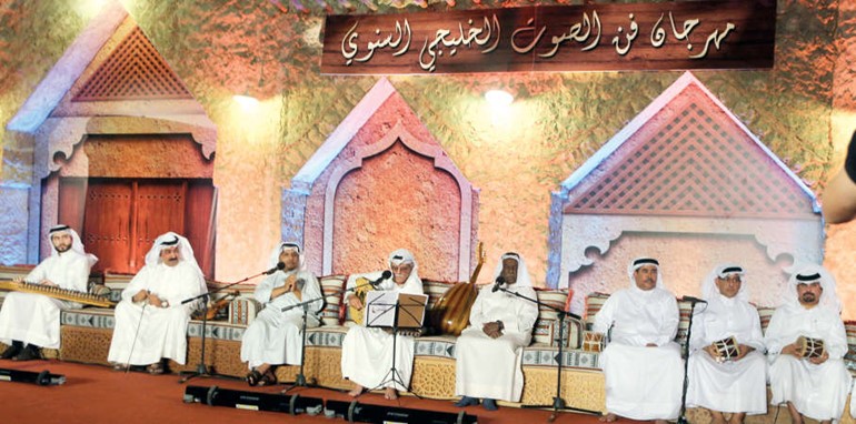 سلمان العماري في افتتاح مهرجان فن الصوت