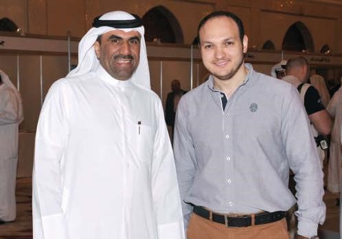 الزميلان مفرح الشمري وعلي محمد﻿