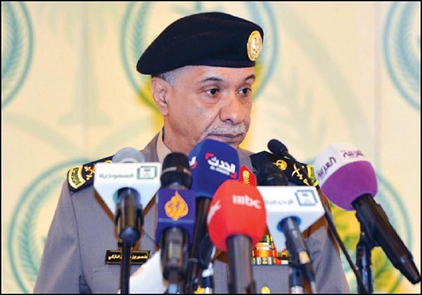 المتحدث الامني لوزارة الداخلية السعودية اللواء منصور التركيواس
