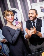 تامر حسني وزوجته بسمة بوسيل﻿