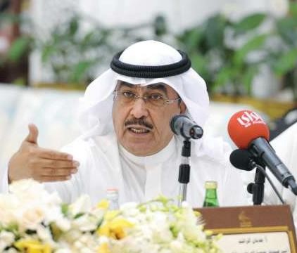 الزميل عدنان الراشد خلال الحلقة النقاشيةهاني الشمري