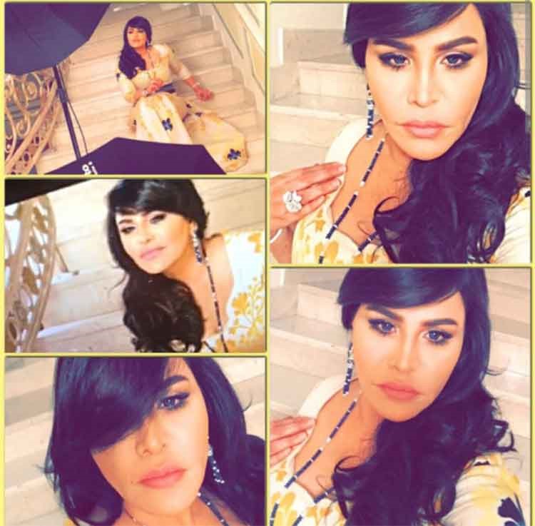 شاهد.. أحلام تنشر صورها على "سناب شات" بـ "لوك الغرة".. وحذاء سندريلا