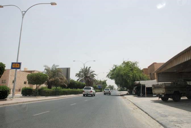 احد الشوارع في منطقة الرقة