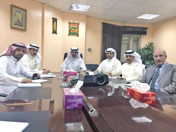 مطلق الحريجي خلال المؤتمر الصحافي﻿