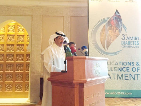دعمر السيد متحدثا في افتتاح المؤتمر ﻿
