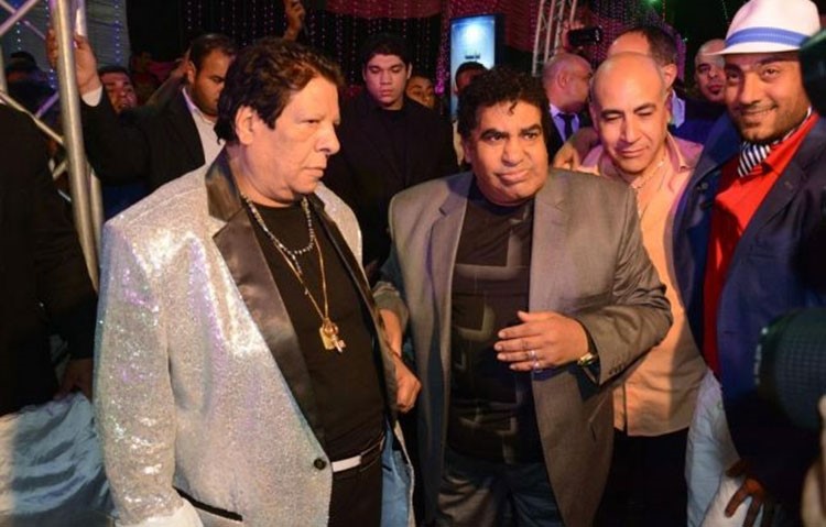 بالصور.. شعبان عبدالرحيم يحتفل بزفاف حفيدته