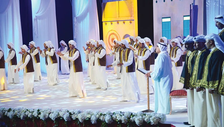 من لوحات الاوبريت 
